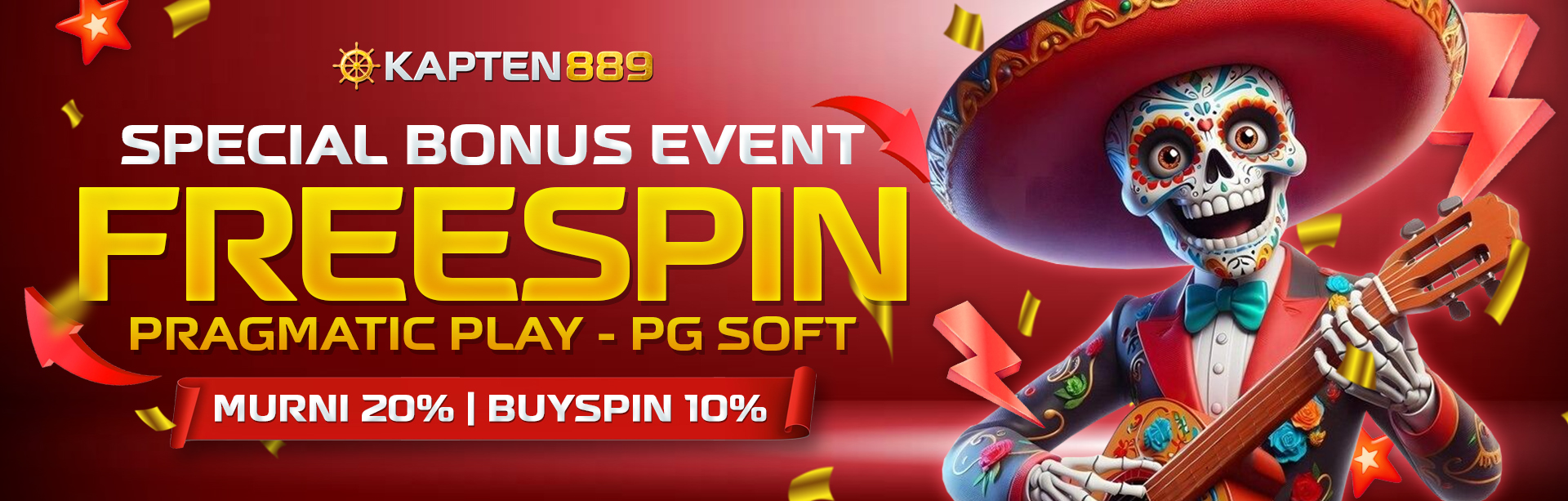 EVENT FREESPIN PRAGMATIC PLAY & PG SOFT