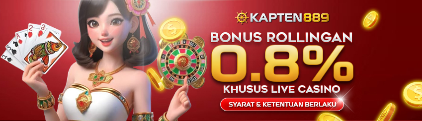 BONUS ROLLINGAN LIVE CASINO UP TO 0.8%